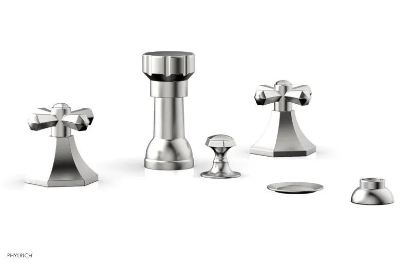 Phylrich LE VERRE & LA CROSSE Four Hole Bidet Set by Phylrich