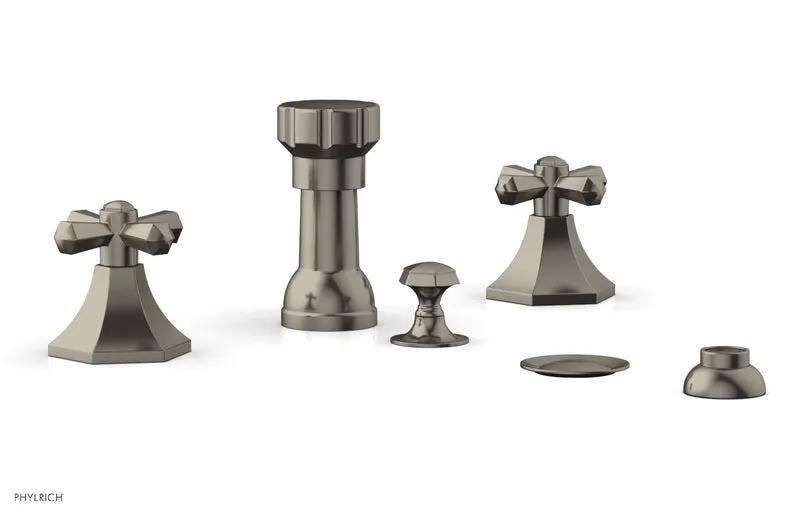 Phylrich LE VERRE & LA CROSSE Four Hole Bidet Set by Phylrich