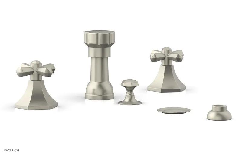 Phylrich LE VERRE & LA CROSSE Four Hole Bidet Set by Phylrich
