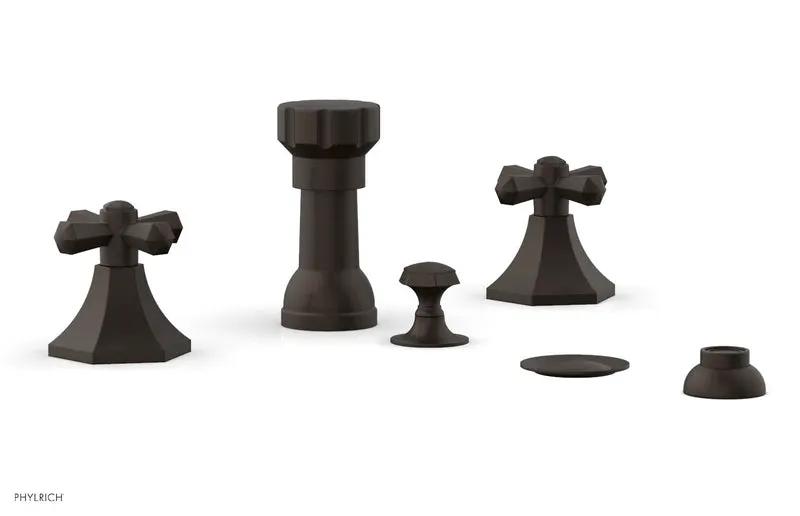 Phylrich LE VERRE & LA CROSSE Four Hole Bidet Set by Phylrich