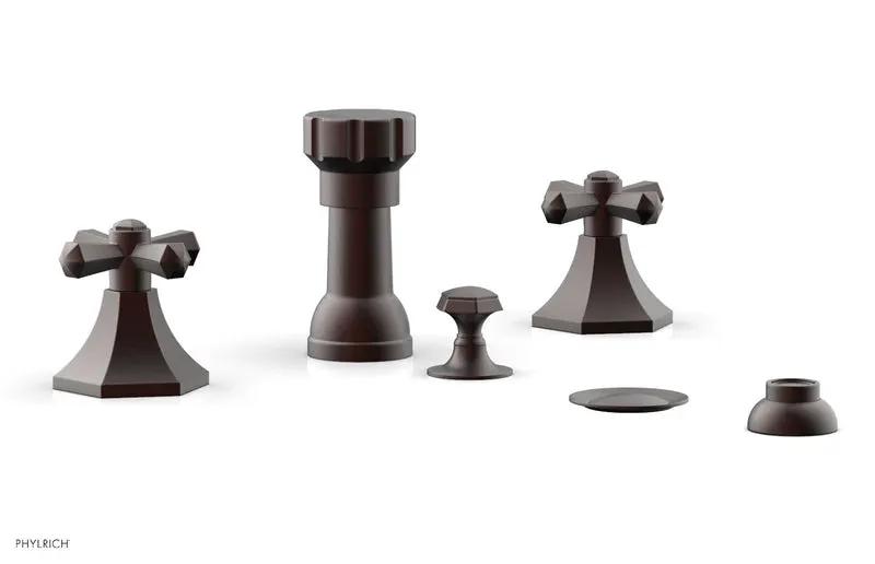 Phylrich LE VERRE & LA CROSSE Four Hole Bidet Set by Phylrich