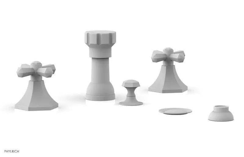 Phylrich LE VERRE & LA CROSSE Four Hole Bidet Set by Phylrich