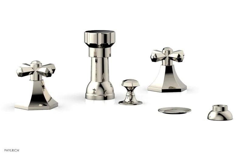 Phylrich LE VERRE & LA CROSSE Four Hole Bidet Set by Phylrich