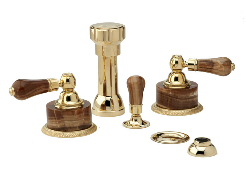 polished chrome bidet set