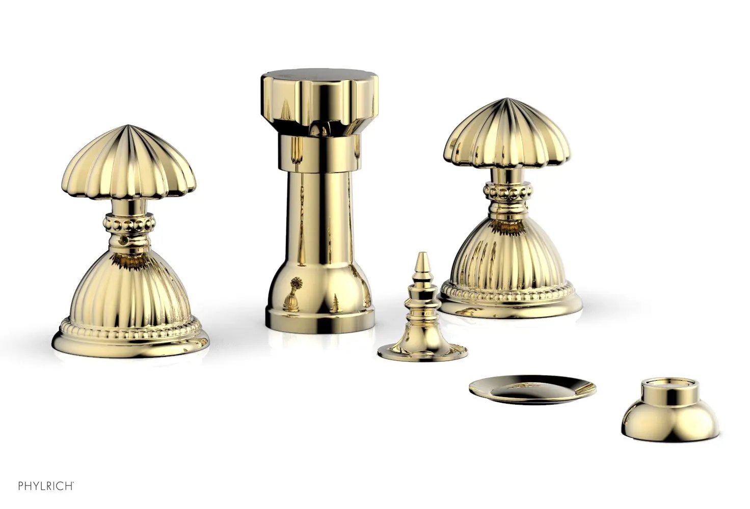 Phylrich GEORGIAN & BARCELONA Four Hole Bidet Set by Phylrich