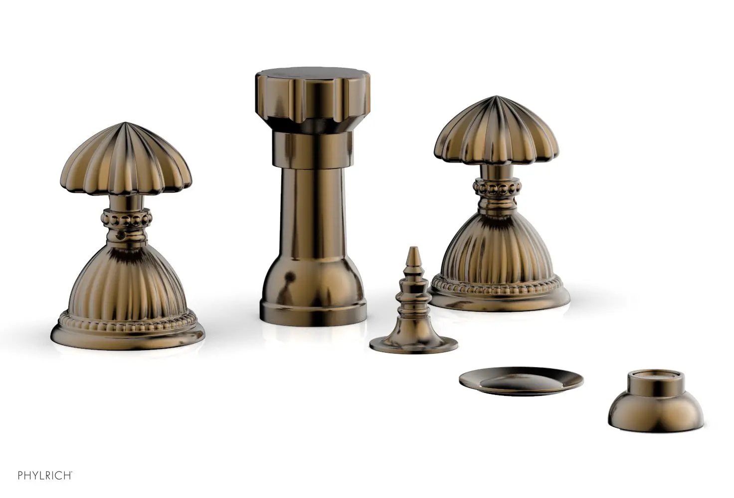 Phylrich GEORGIAN & BARCELONA Four Hole Bidet Set by Phylrich
