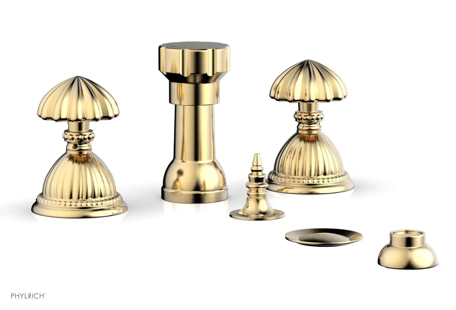 Phylrich GEORGIAN & BARCELONA Four Hole Bidet Set by Phylrich