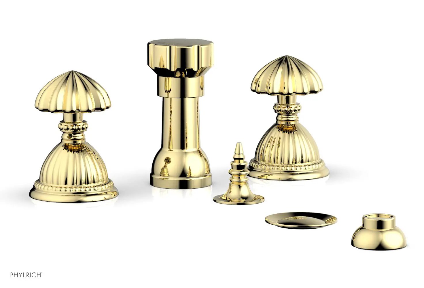 Phylrich GEORGIAN & BARCELONA Four Hole Bidet Set by Phylrich