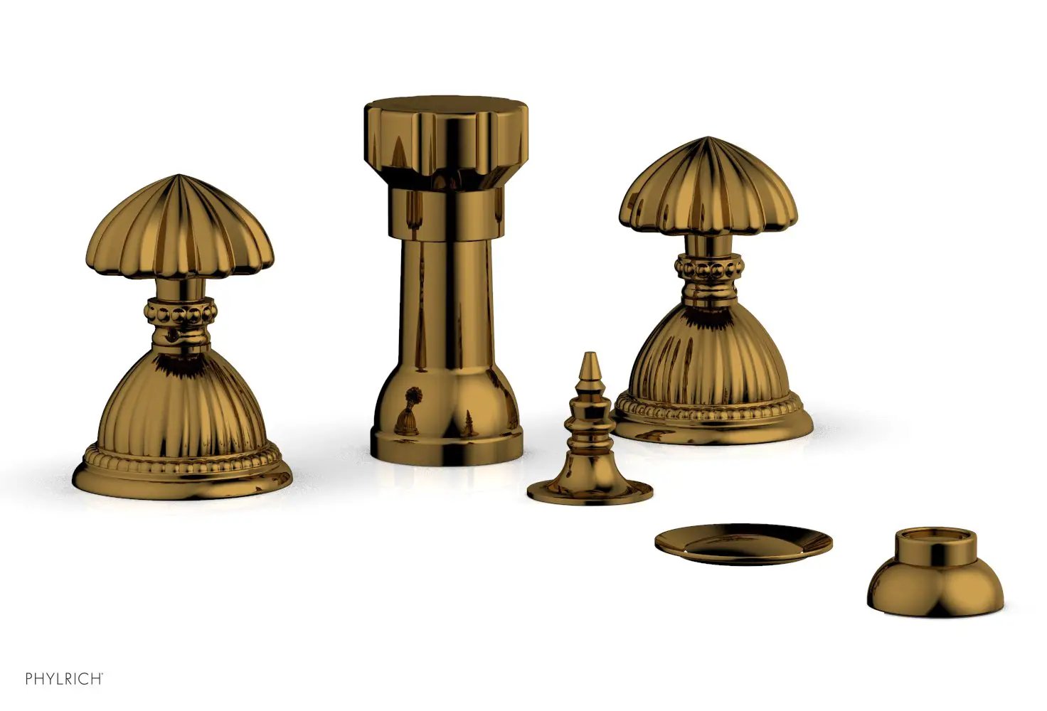 Phylrich GEORGIAN & BARCELONA Four Hole Bidet Set by Phylrich
