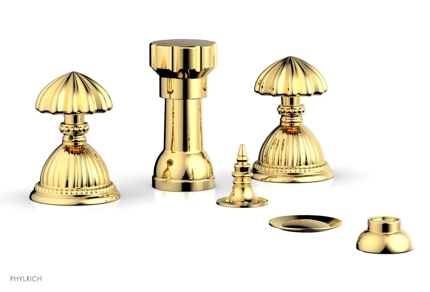 Phylrich GEORGIAN & BARCELONA Four Hole Bidet Set by Phylrich