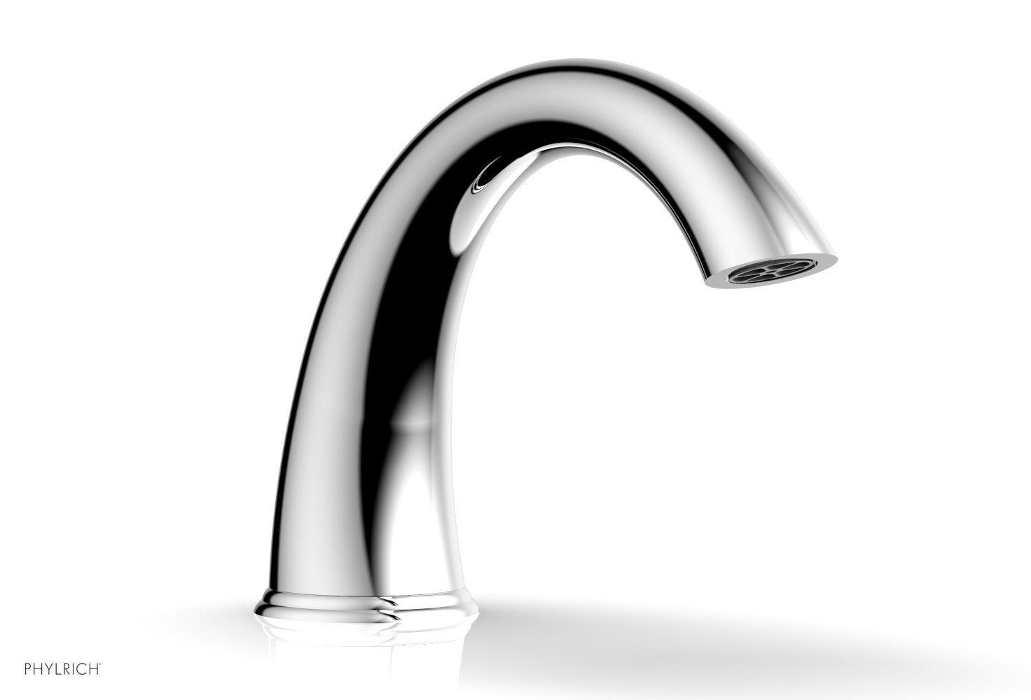 polished chrome spout