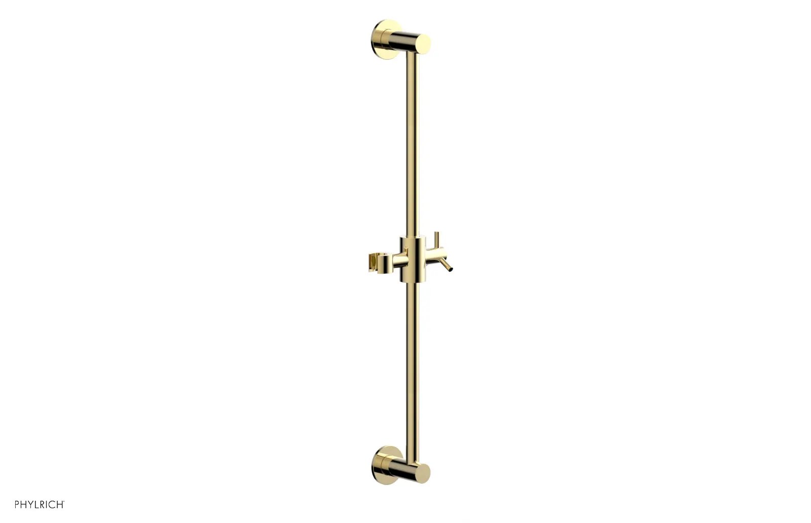Phylrich TRANSITION 24" Adjustable Slide Bar with Hand Shower Hook by Phylrich