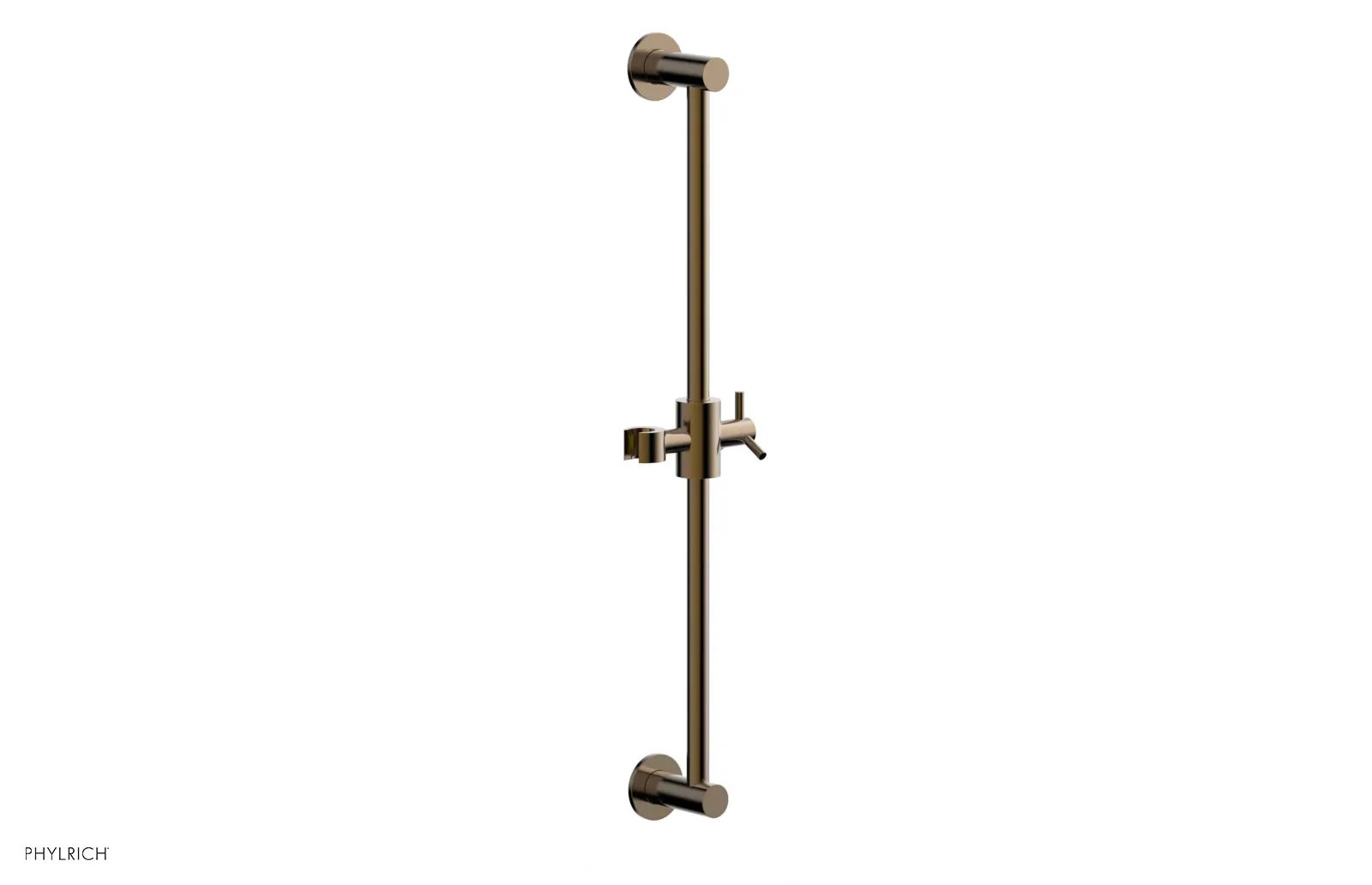 Phylrich TRANSITION 24" Adjustable Slide Bar with Hand Shower Hook by Phylrich