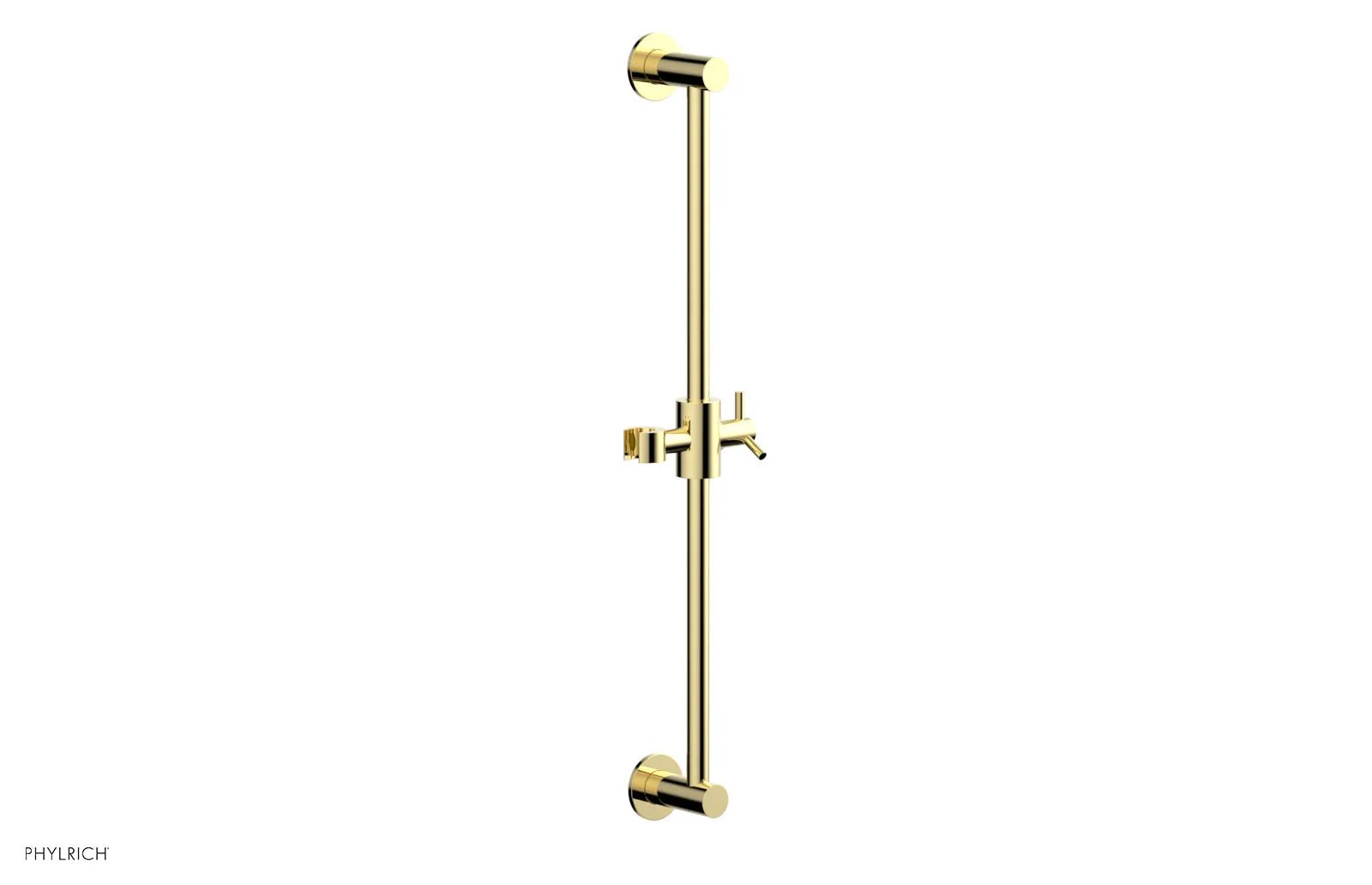 Phylrich TRANSITION 24" Adjustable Slide Bar with Hand Shower Hook by Phylrich