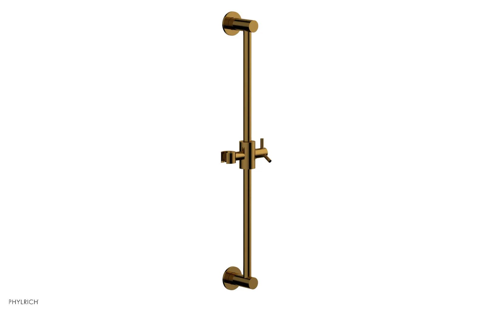 Phylrich TRANSITION 24" Adjustable Slide Bar with Hand Shower Hook by Phylrich