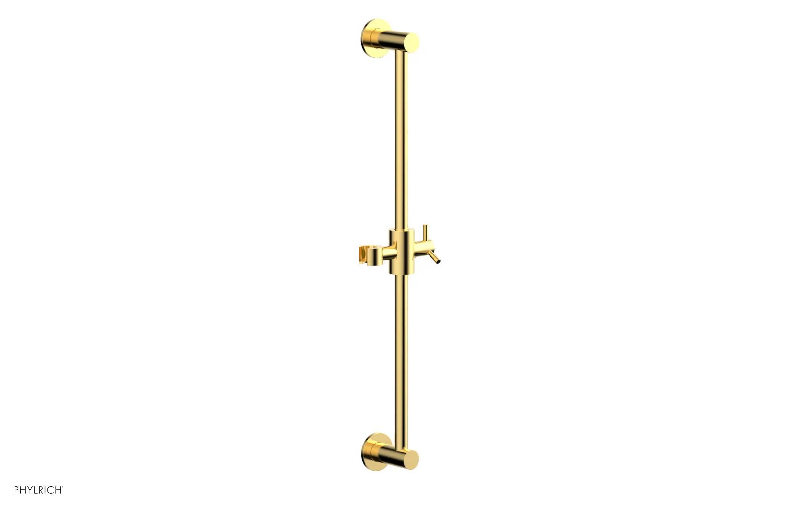Phylrich TRANSITION 24" Adjustable Slide Bar with Hand Shower Hook by Phylrich