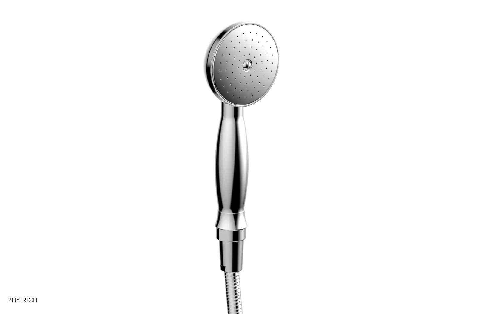 polished chrome hand shower