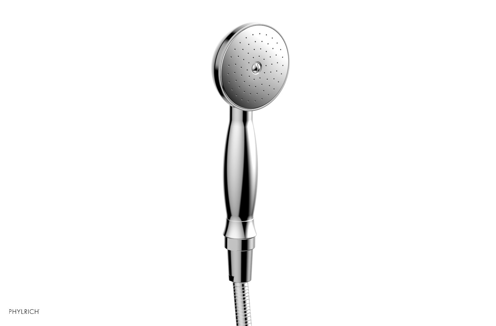 polished chrome hand shower