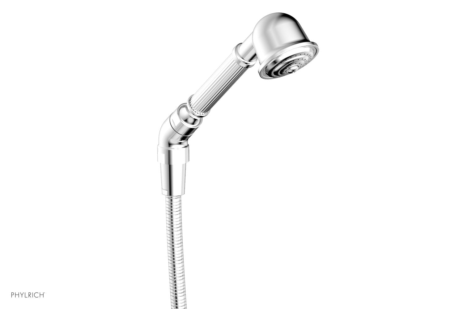 polished chrome hand shower