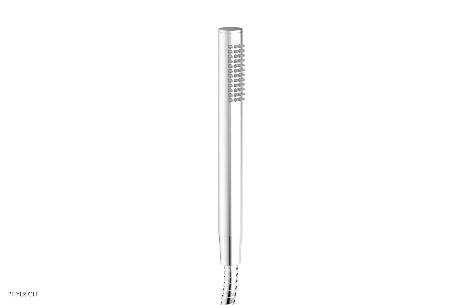 polished chrome hand shower