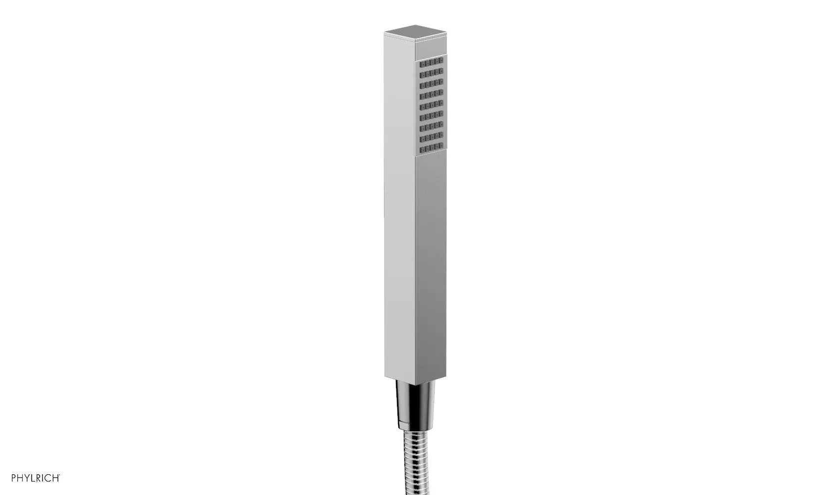 polished chrome hand shower