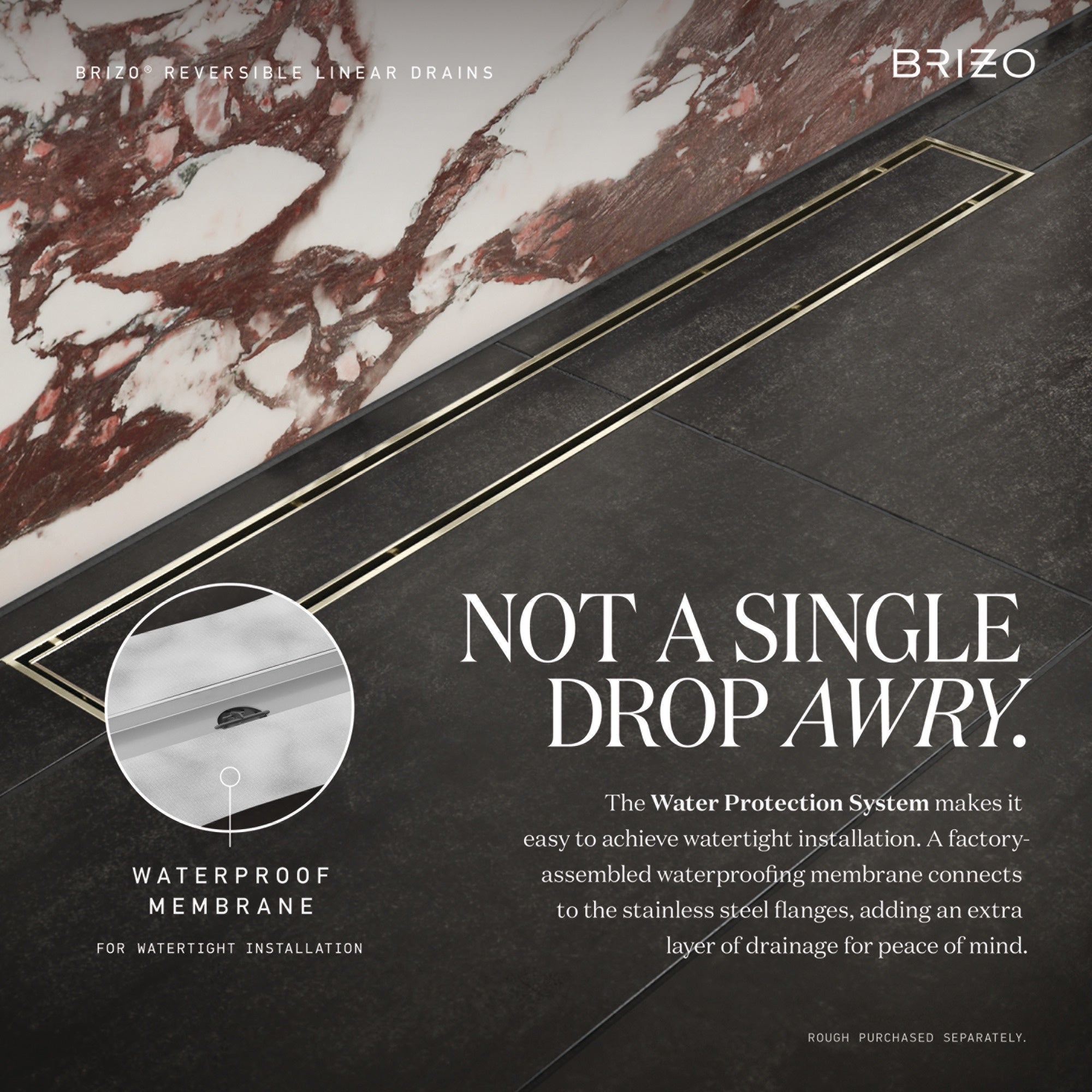 brushed nickel shower drain