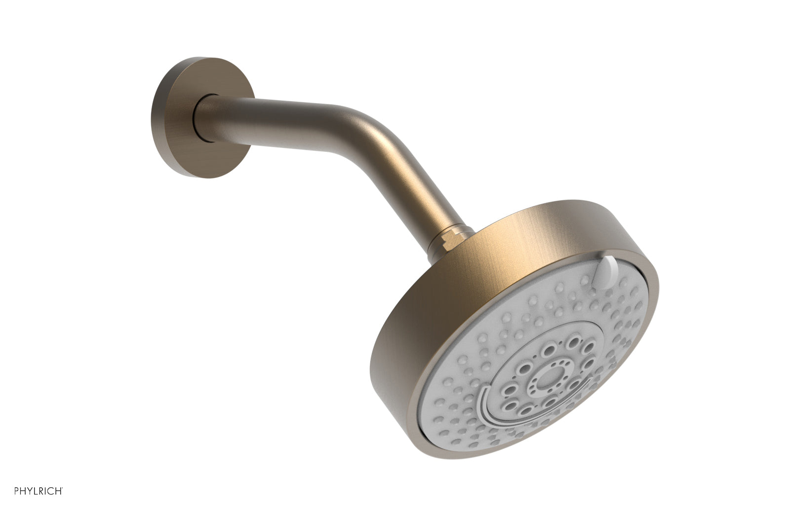 Phylrich 5" Contemporary Shower Head - 4 Functions