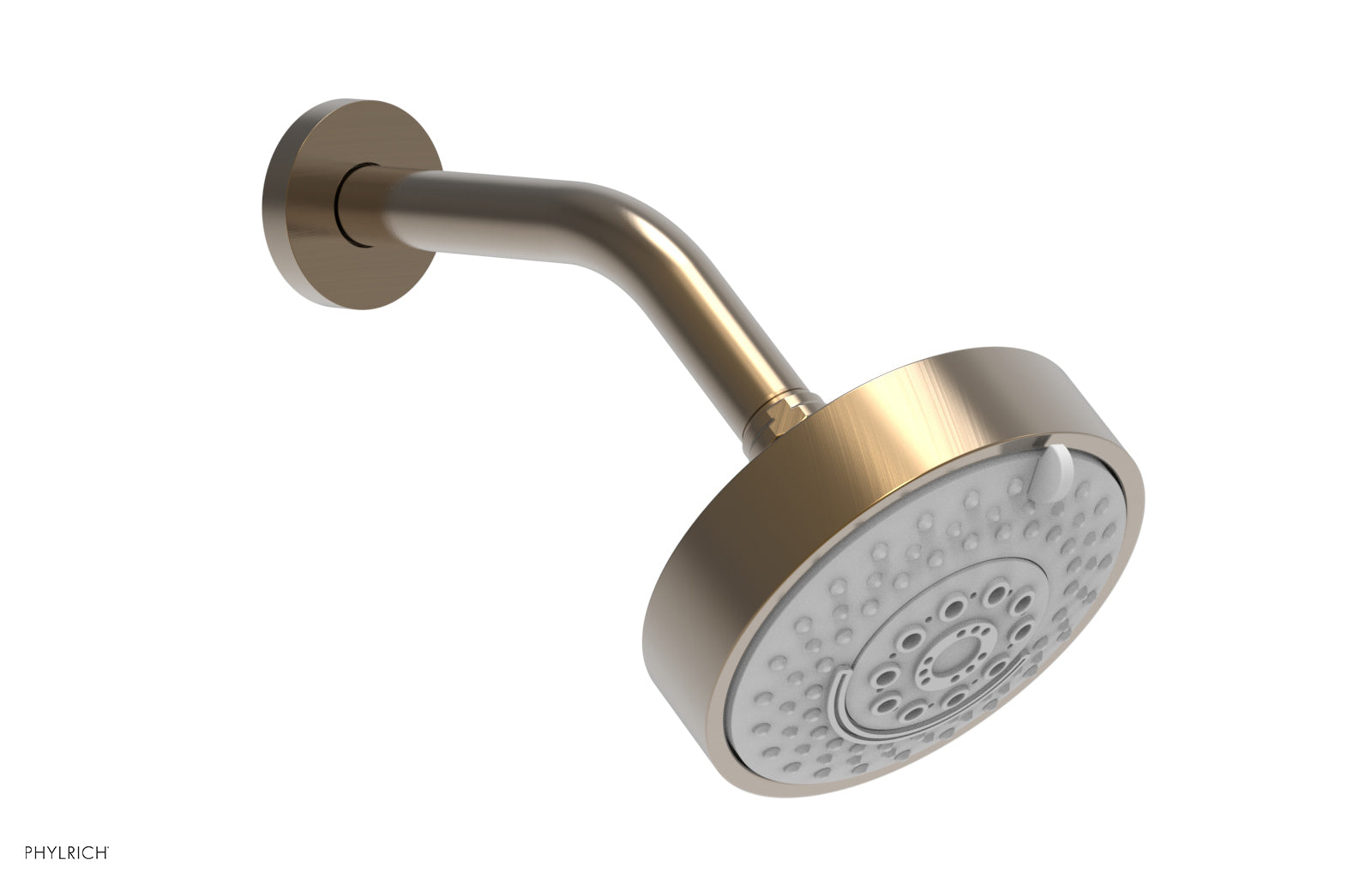 Phylrich 5" Contemporary Shower Head - 4 Functions