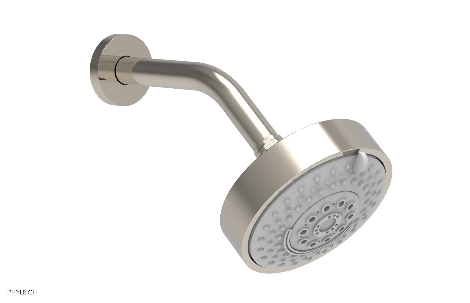 Phylrich 5" Contemporary Shower Head - 4 Functions