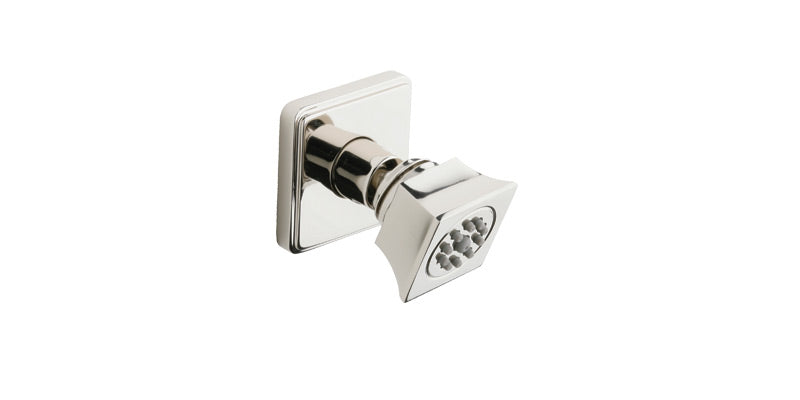 polished nickel body spray