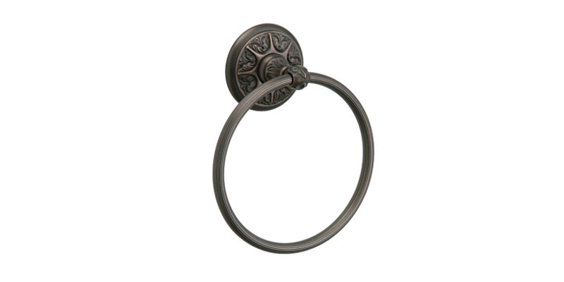 antique bronze towel ring
