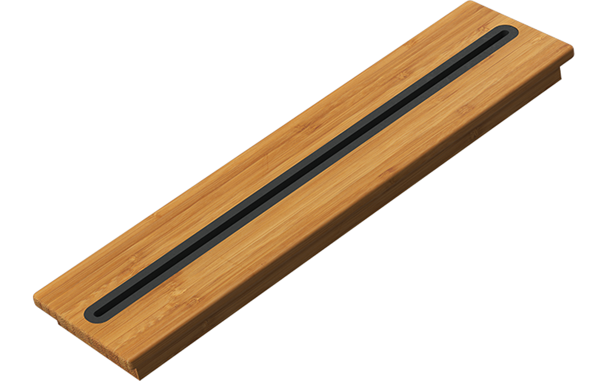 natural golden bamboo knife block