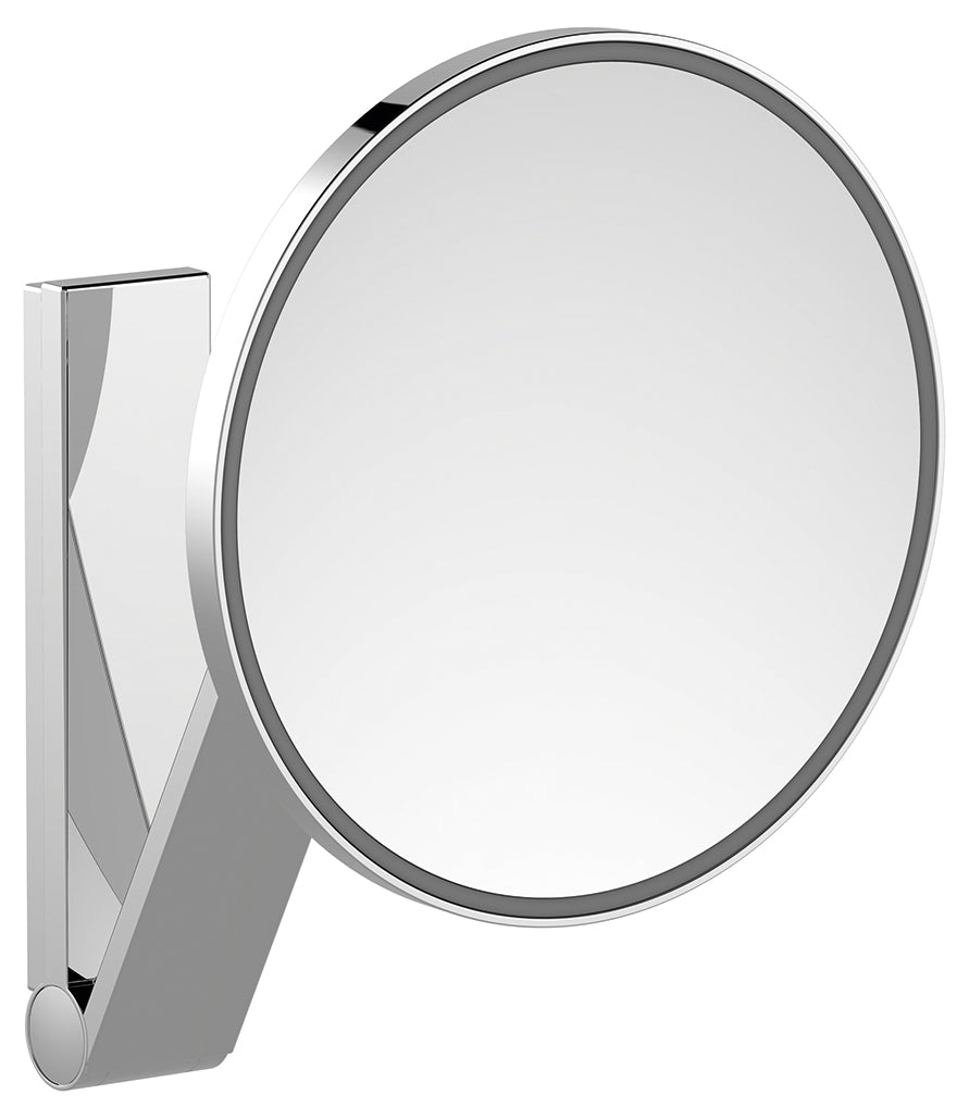 brushed black chrome mirror