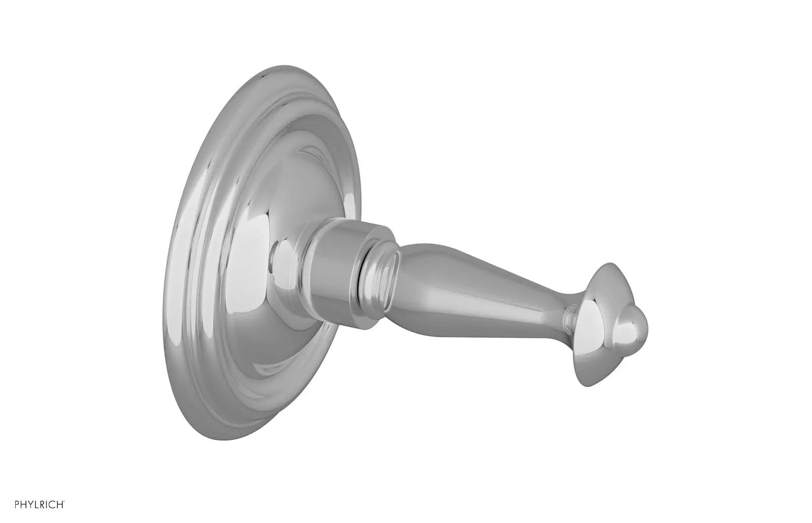 polished chrome robe hook