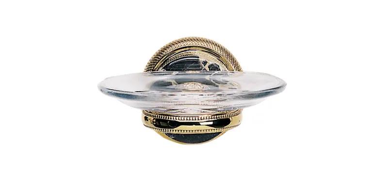 polished brass soap dish