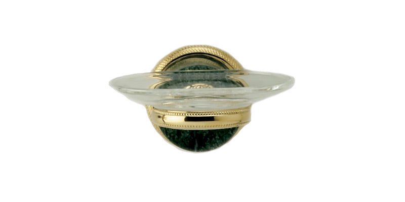 polished brass soap dish