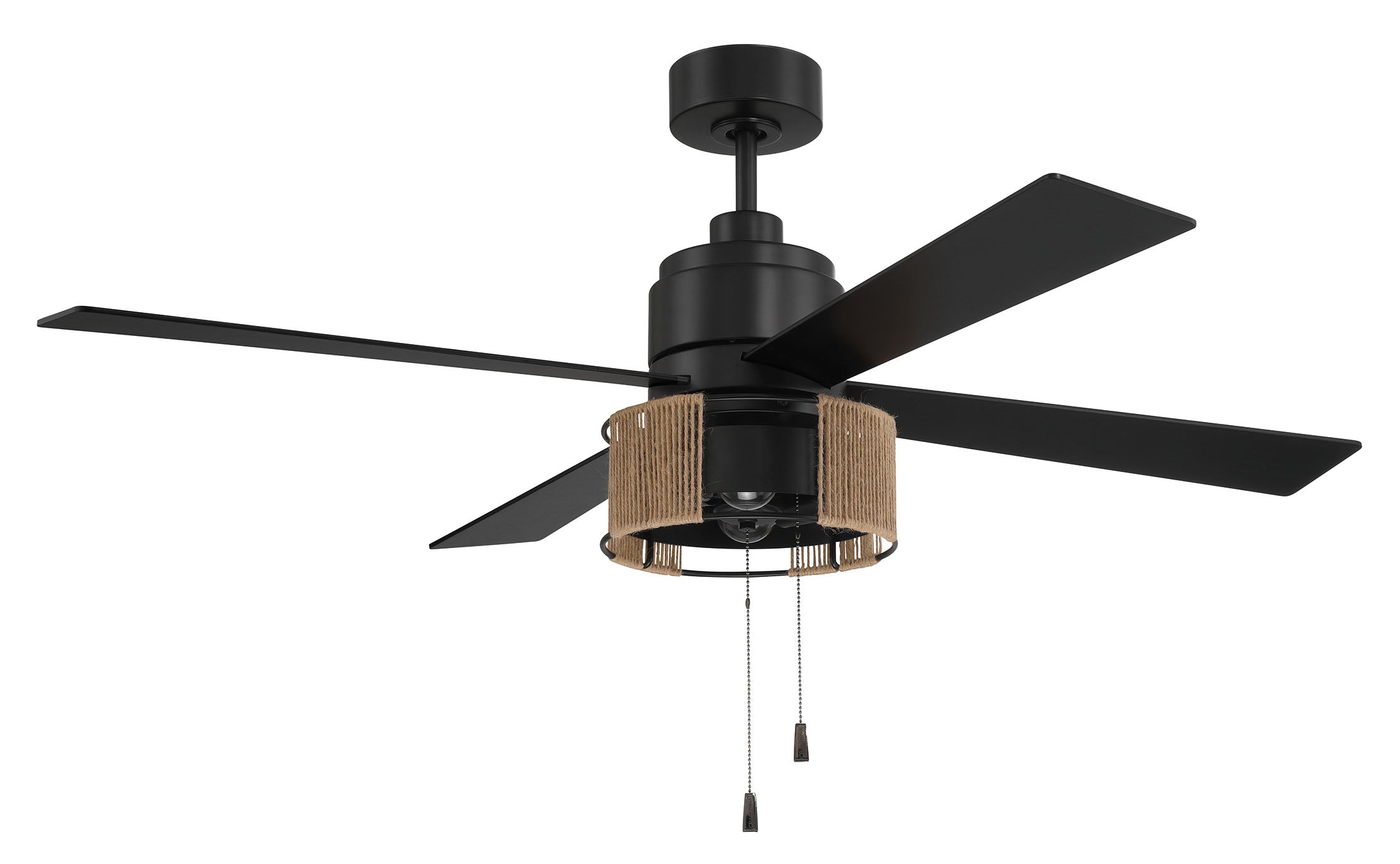 flat black ceiling fans