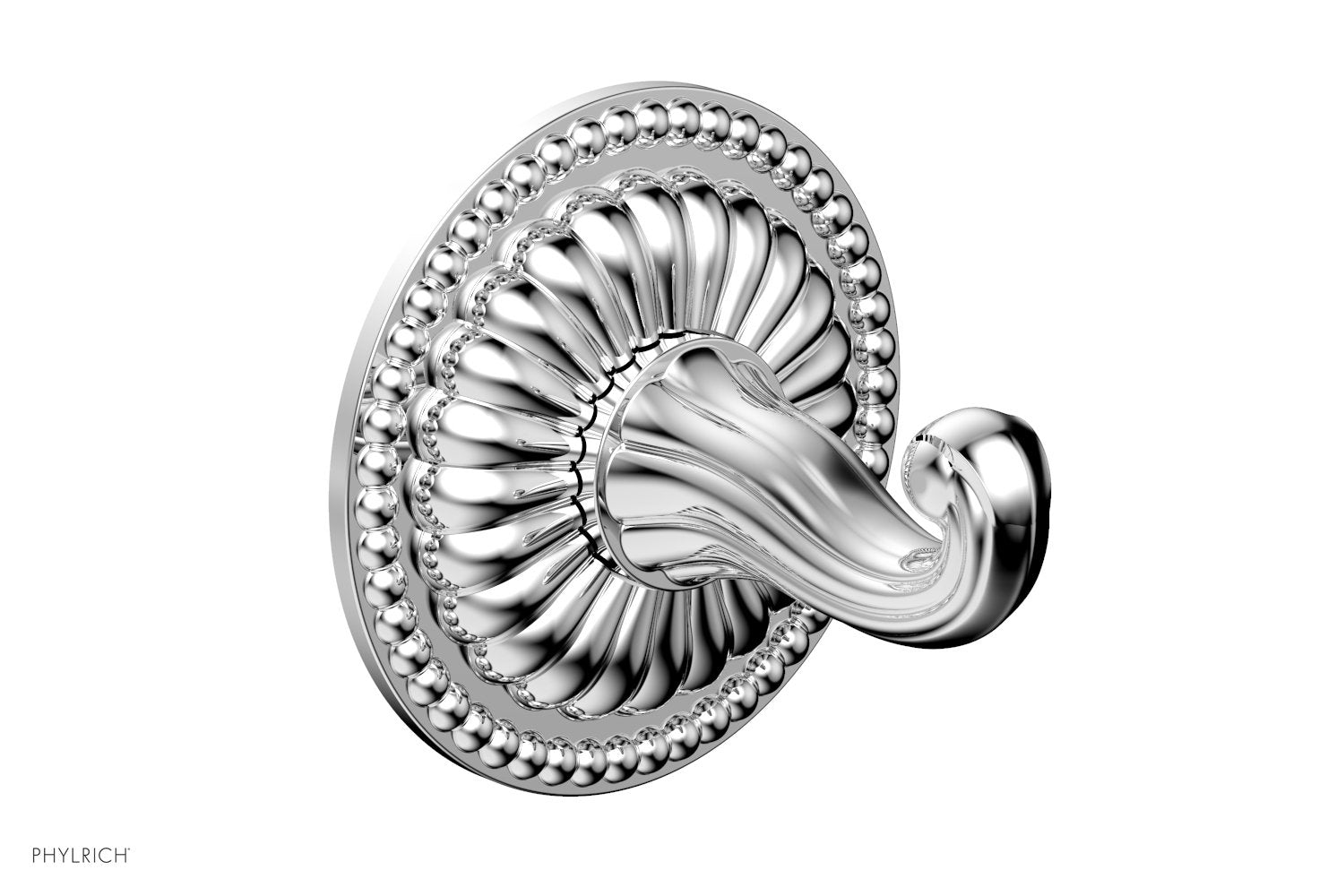 polished chrome robe hook