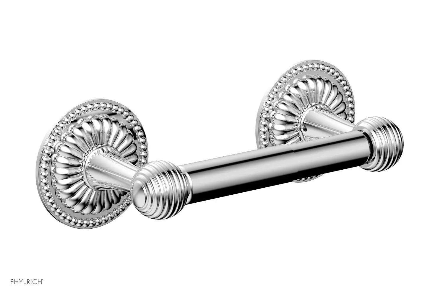 polished chrome paper holder