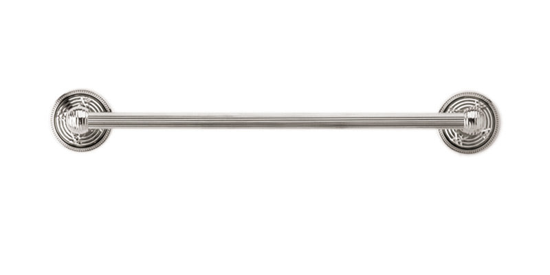 polished chrome towel bar