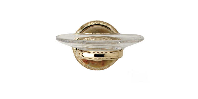 polished chrome soap dish