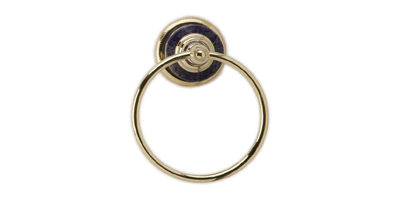 polished chrome towel ring