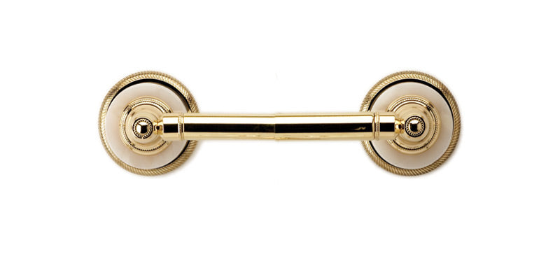 polished chrome paper holder