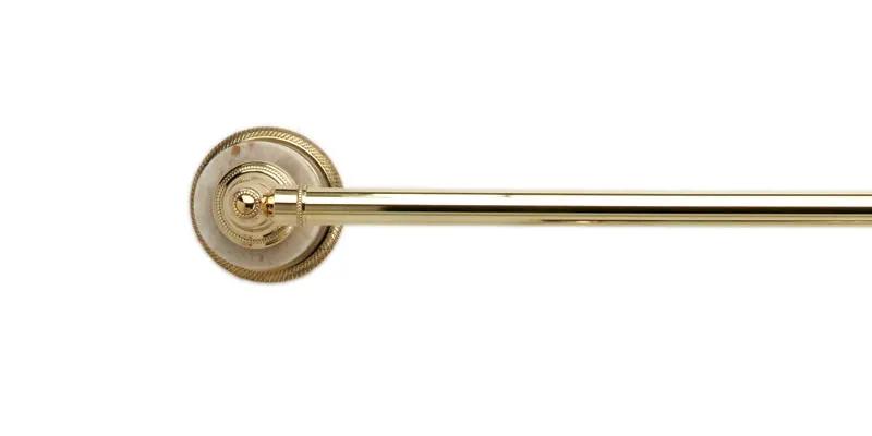 polished chrome towel bar