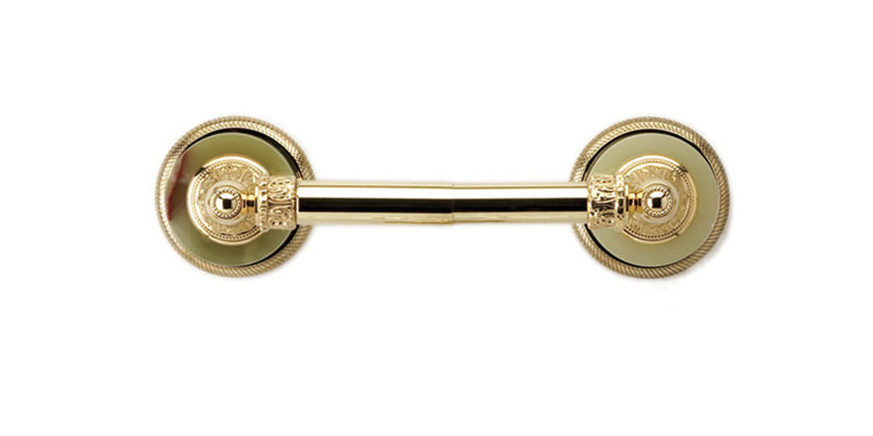 polished brass paper holder