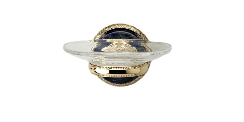 polished brass soap dish