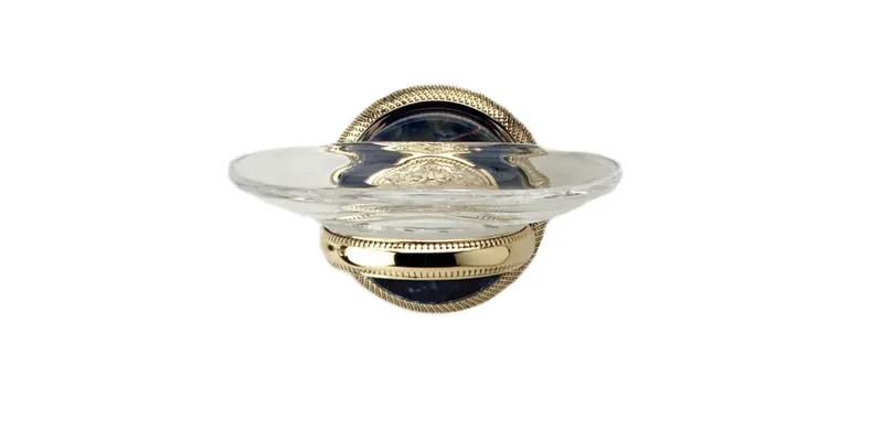 polished brass soap dish