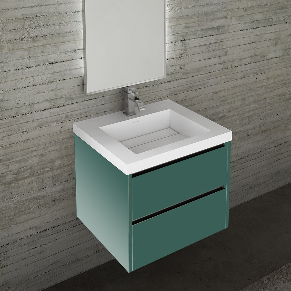 natural cherry vanity