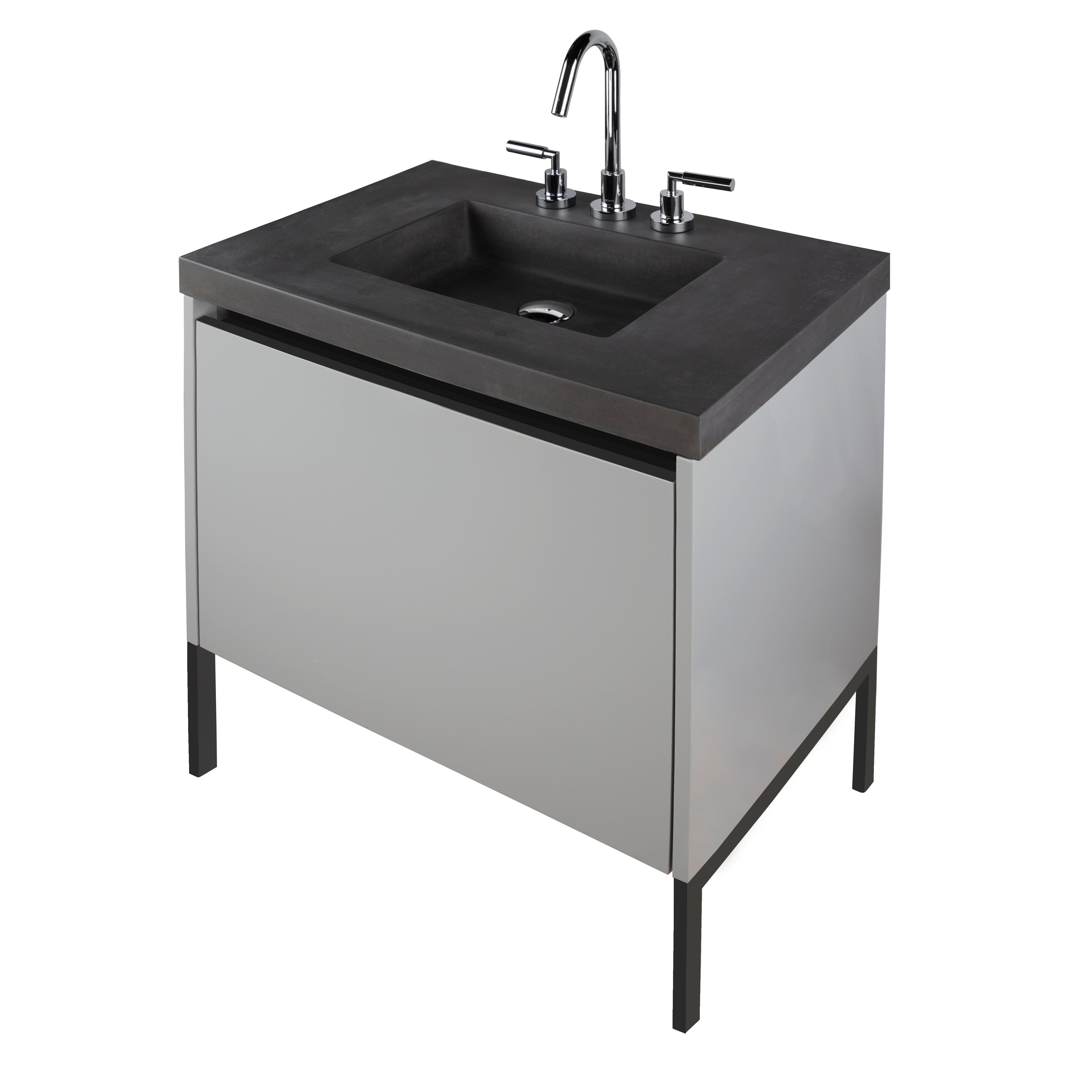 Lacava Kubista 30" Wall-Mount Under Counter Vanity