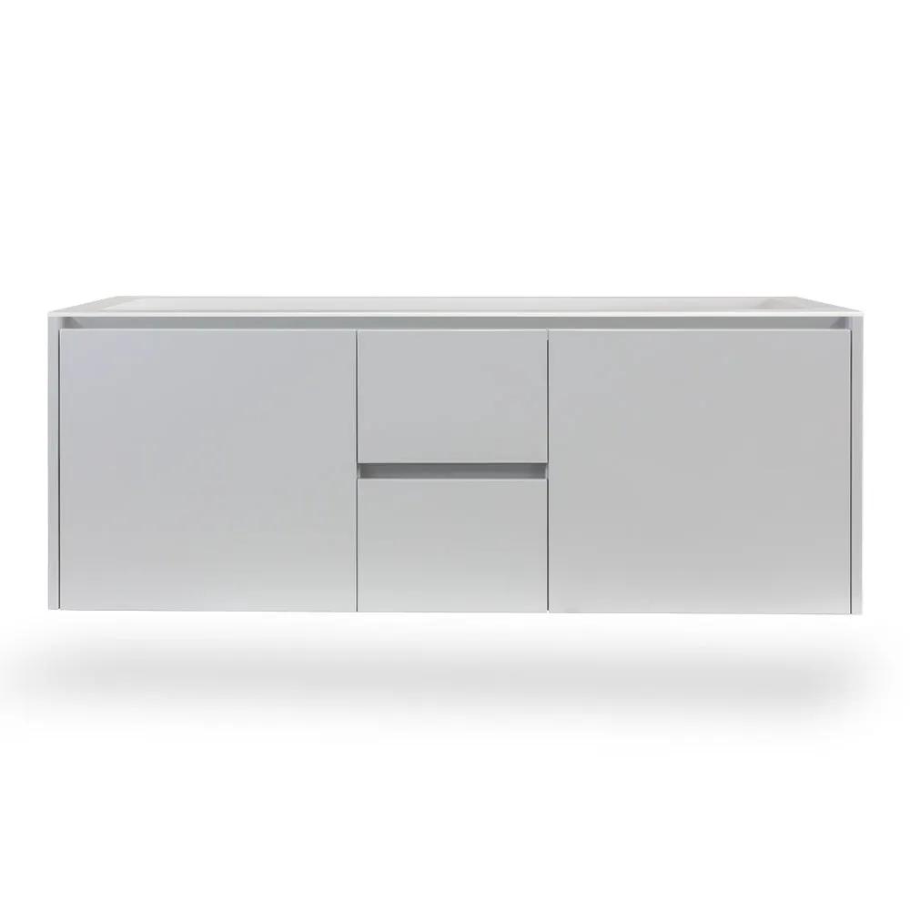 Lacava Kubista 60" Wall-Mount Under Counter Vanity by Lacava